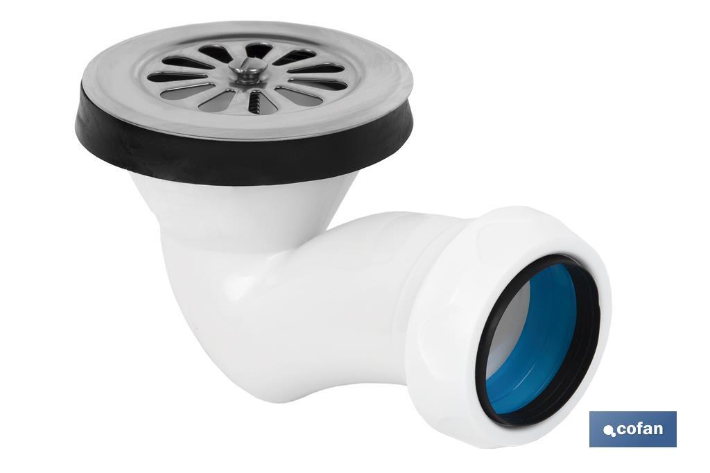 VÁLVULA SIFÓNICA PLATO DE DUCHA Ø60 CON SALIDA Ø32-40 Y REJILLA INOX. (PACK: 1 UDS) VÁLVULA SIFÓNICA PLATO DE DUCHA Ø60 CON SALIDA Ø32-40 Y REJILLA INOX. (PACK: 1 UDS)