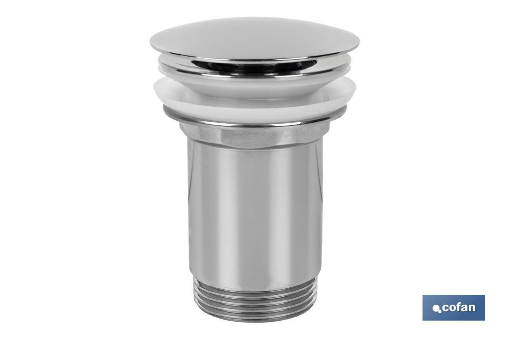 VÁLVULA CLICK-CLACK LARGA TAPÓN GRANDE Ø66 MM (PACK: 1 UDS) VÁLVULA CLICK-CLACK LARGA TAPÓN GRANDE Ø66 MM (PACK: 1 UDS)