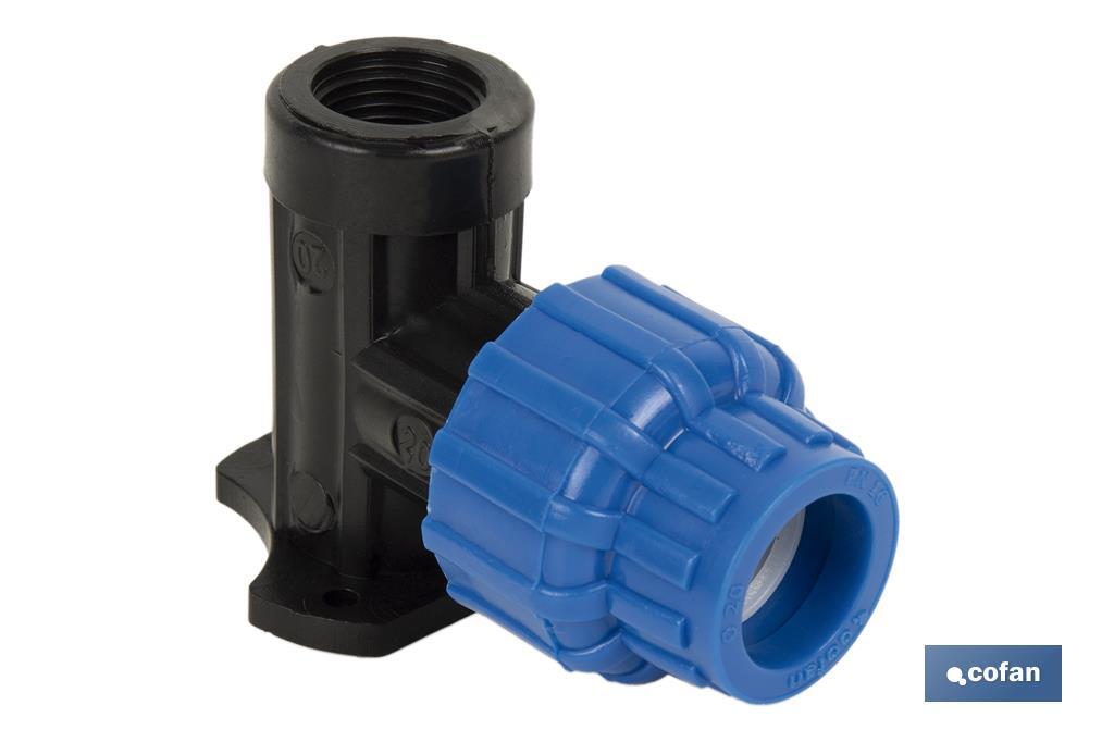 CODO 90° GRIFO ROSCA HEMBRA PP PN16 25 X 3/4 (PACK: 10 UDS) CODO 90° GRIFO ROSCA HEMBRA PP PN16 25 X 3/4 (PACK: 10 UDS)