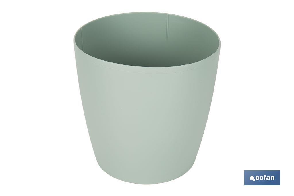 MACETA CAMELIA COLOR VERDE TURQUESA 30X28cm (PACK: 6 UDS) MACETA CAMELIA COLOR VERDE TURQUESA 30X28cm (PACK: 6 UDS)