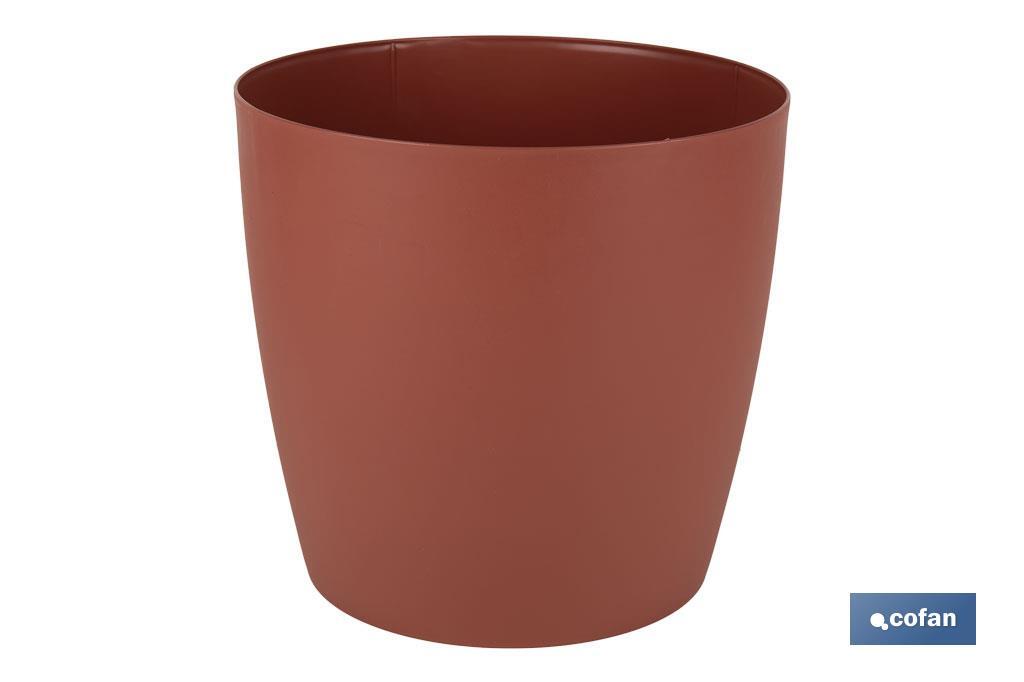 MACETA CAMELIA DE COLOR ARCILLA 24,5 X 23,6 CM (PACK: 12 UDS) MACETA CAMELIA DE COLOR ARCILLA 24,5 X 23,6 CM (PACK: 12 UDS)