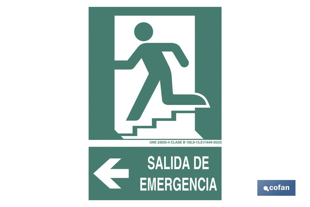 SEÑAL LUMINISCENTE 210X148MM. (PACK: 1 UDS) SEÑAL LUMINISCENTE 210X148MM. (PACK: 1 UDS)