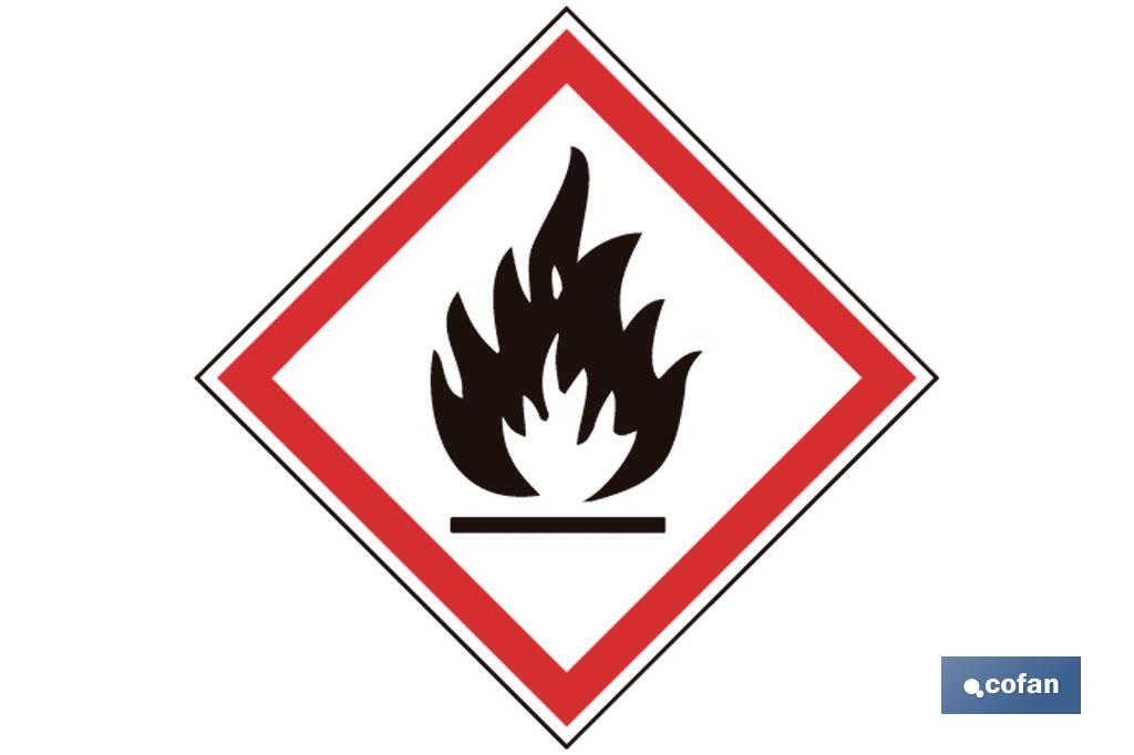 SEÑAL ADHESIVA MAT. PELIGROSAS 100X100MM. (PACK: 1 UDS) SEÑAL ADHESIVA MAT. PELIGROSAS 100X100MM. (PACK: 1 UDS)