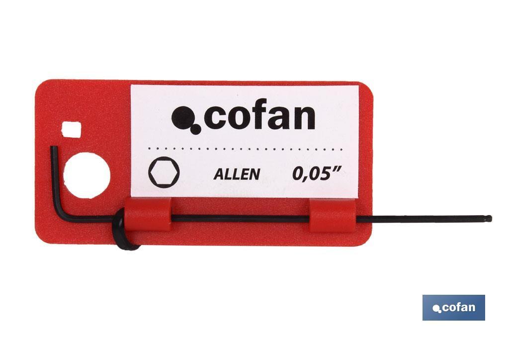 LLAVE ALLEN PULGADAS M- 7/32 (PACK: 1 UDS) LLAVE ALLEN PULGADAS M- 7/32 (PACK: 1 UDS)