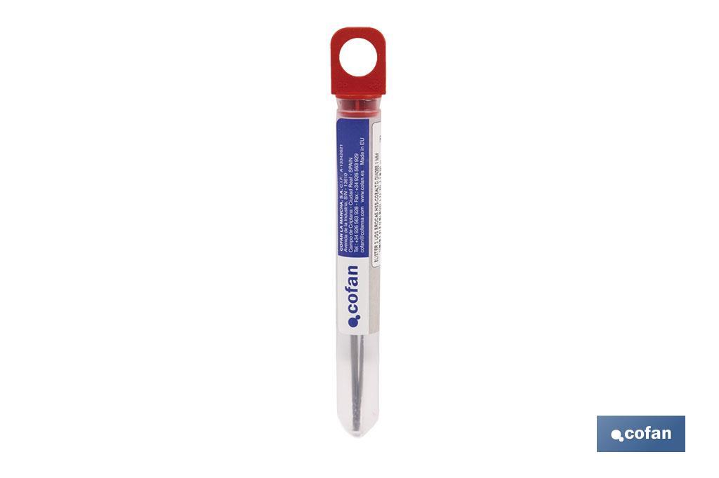 BLÍSTER 1 UDS BROCAS HSS-CO ACERO INOXIDABLE 5,50 mm. (PACK: 1 UDS)