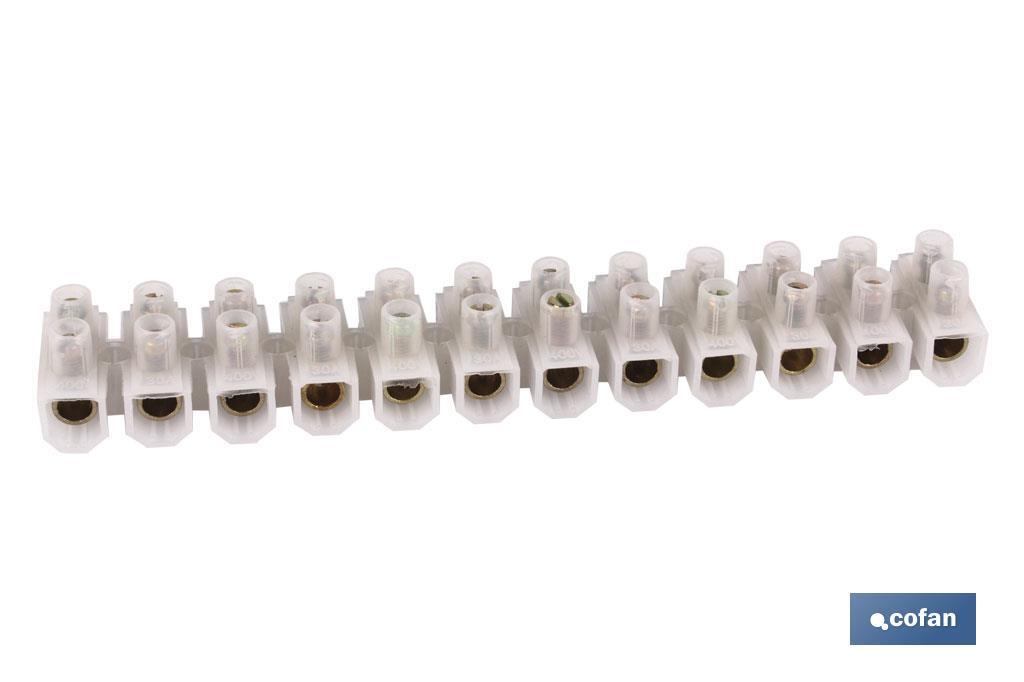 REGLETA CONEXIÓN BLANCA (16MM) (PACK: 1 UDS) REGLETA CONEXIÓN BLANCA (16MM) (PACK: 1 UDS)