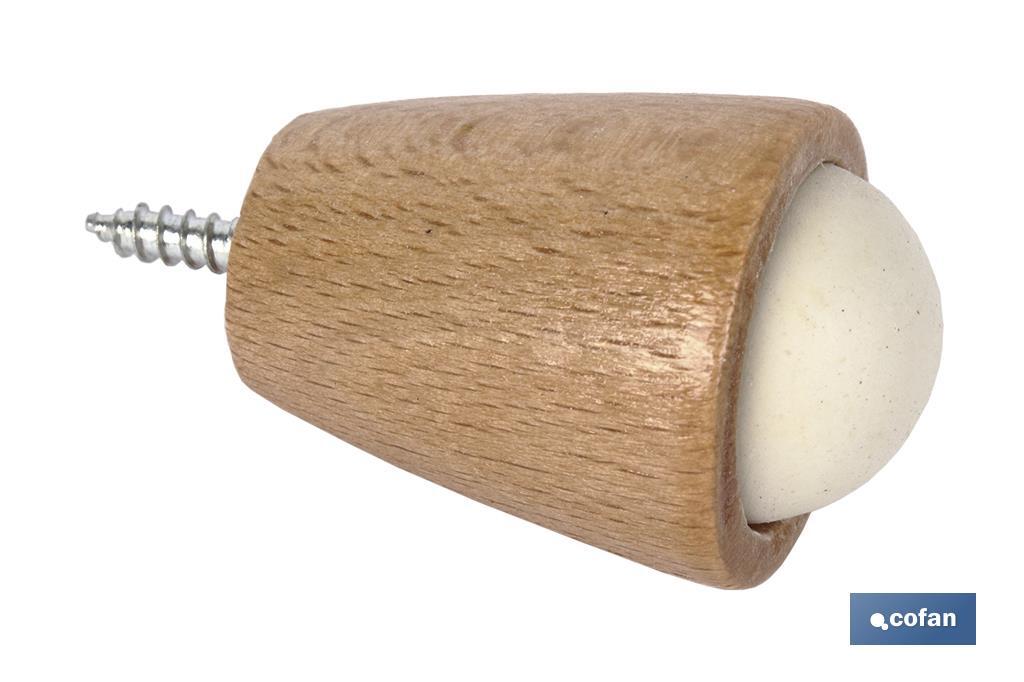 TOPE DE MADERA PARA PUERTA 40 MM VENTA UNITARIA (PACK: 1 UDS) TOPE DE MADERA PARA PUERTA 40 MM VENTA UNITARIA (PACK: 1 UDS)