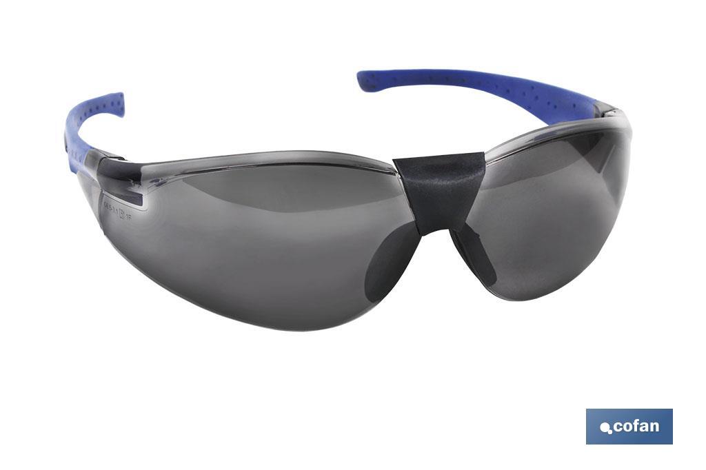 GAFAS SEGURIDAD MODELO BLUE ELASTIC (PACK: 1 UDS)