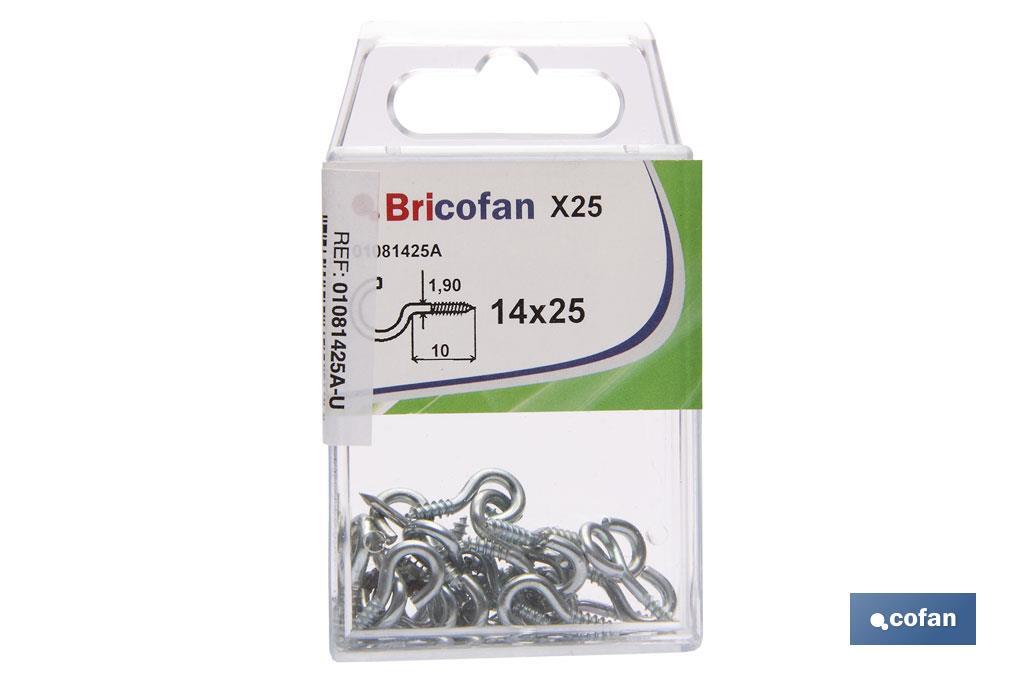 BLÍSTER DE 5 UDS. HEMBRILLA ABIERTA 20X70 VENTA UNITARIA (PACK: 1 UDS)