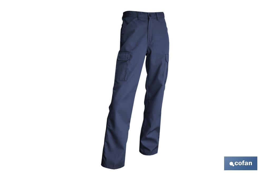 PANTALON TRABAJO SERVET 245 gms/m AZUL MARINO T-60 (PACK: 1 UDS)