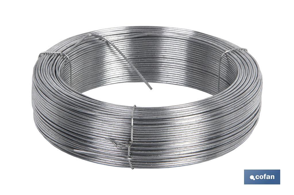 ROLLO ALAMBRE GALVANIZADO 5 Kg (1,8mm) Nº 12 (PACK: 1 UDS)