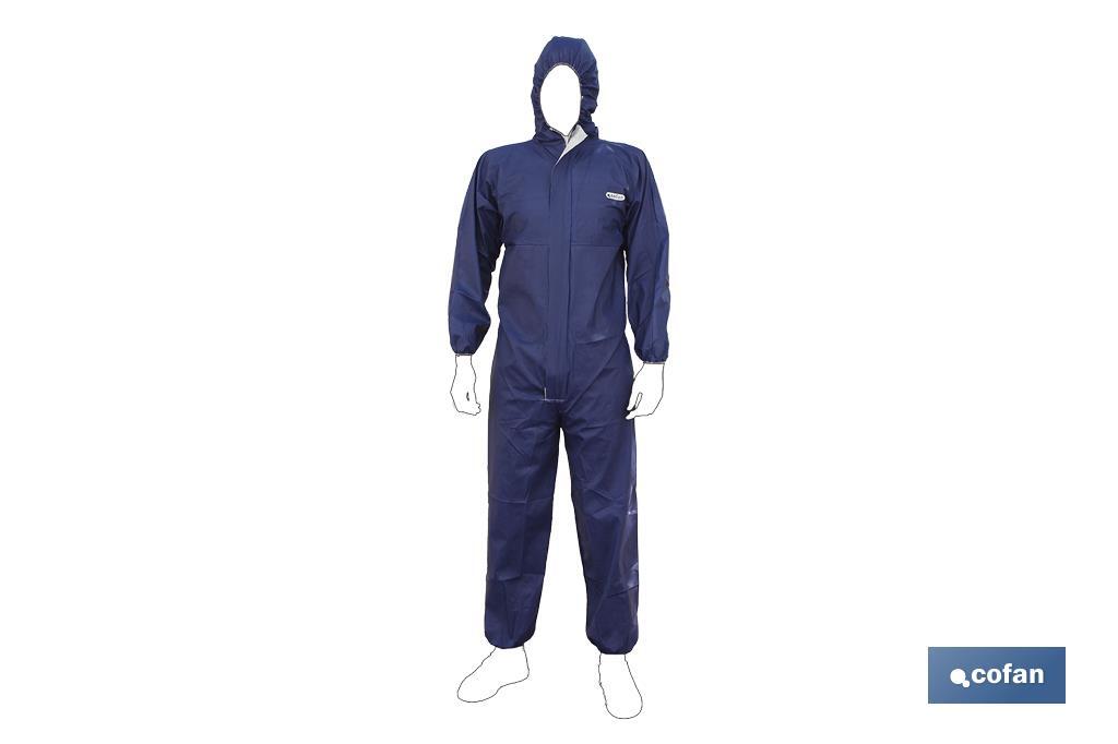 BUZO CON CAPUCHA TIPO 4, 5 Y 6 AZUL TALLA L (PACK: 1 UDS)