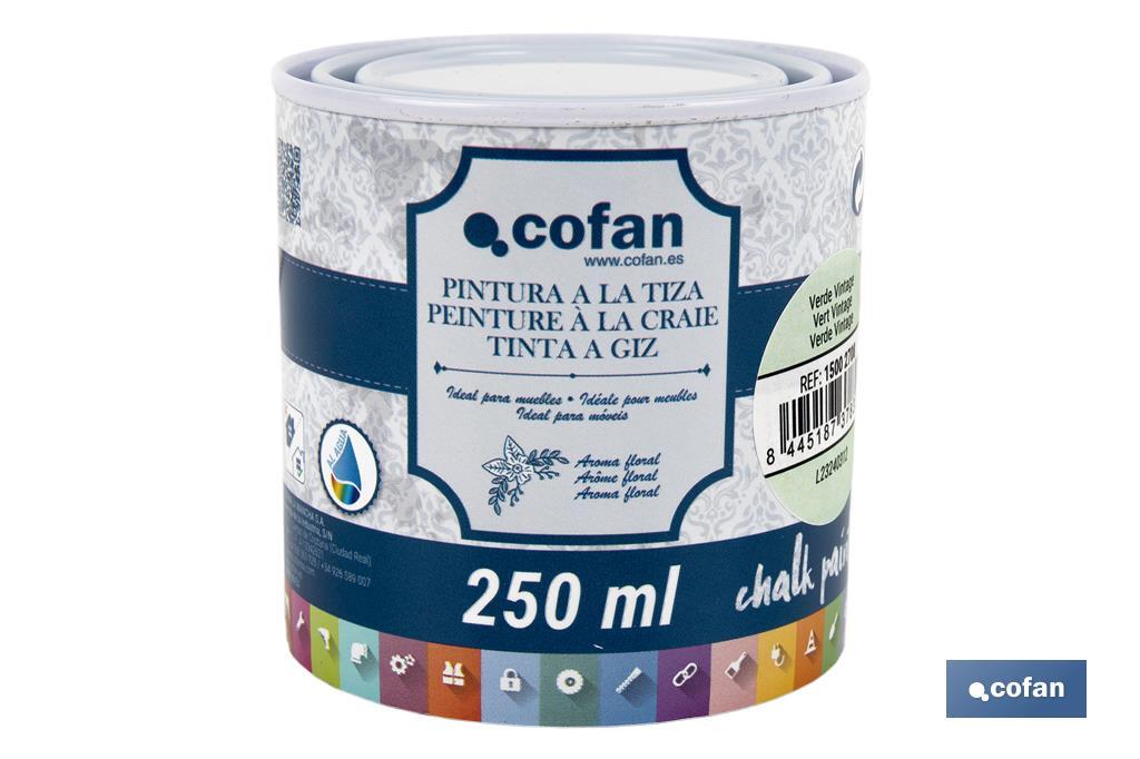 PINTURA A LA TIZA, CHALK PAINT, VERDE VINTAGE 250 ML (PACK: 1 UDS)