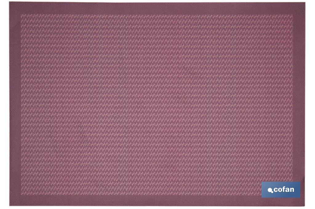 FELPUDO  ROJO 50x70cm (PACK: 1 UDS)