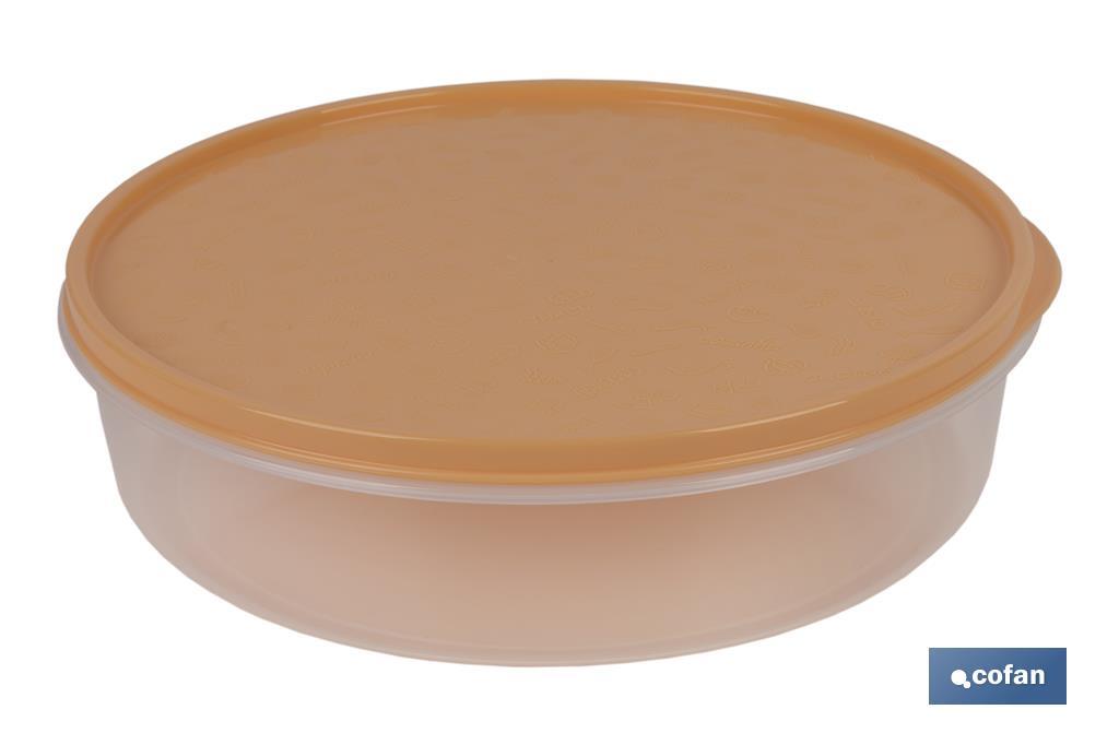 FIAMBRERA TORTILLA REDONDA NARANJA   24.5X6.5cm (PACK: 6 UDS)