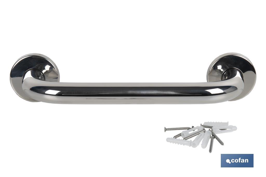 BARRA DE APOYO RECTA DE ACERO INOXIDABLE 304 (30 X 2.5 CM)