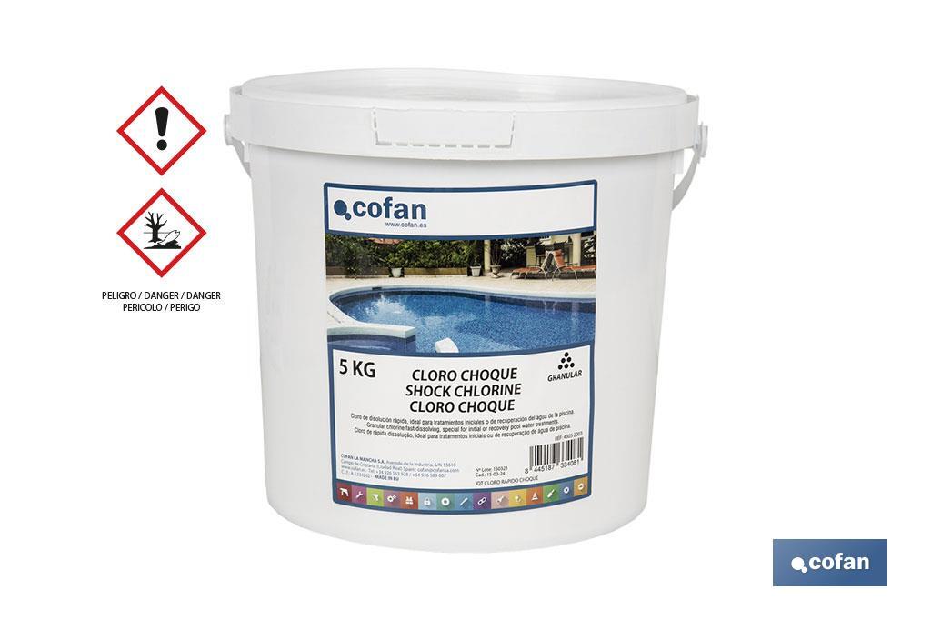 CLORO CHOQUE 5 KG COFAN (PACK: 1 UDS)