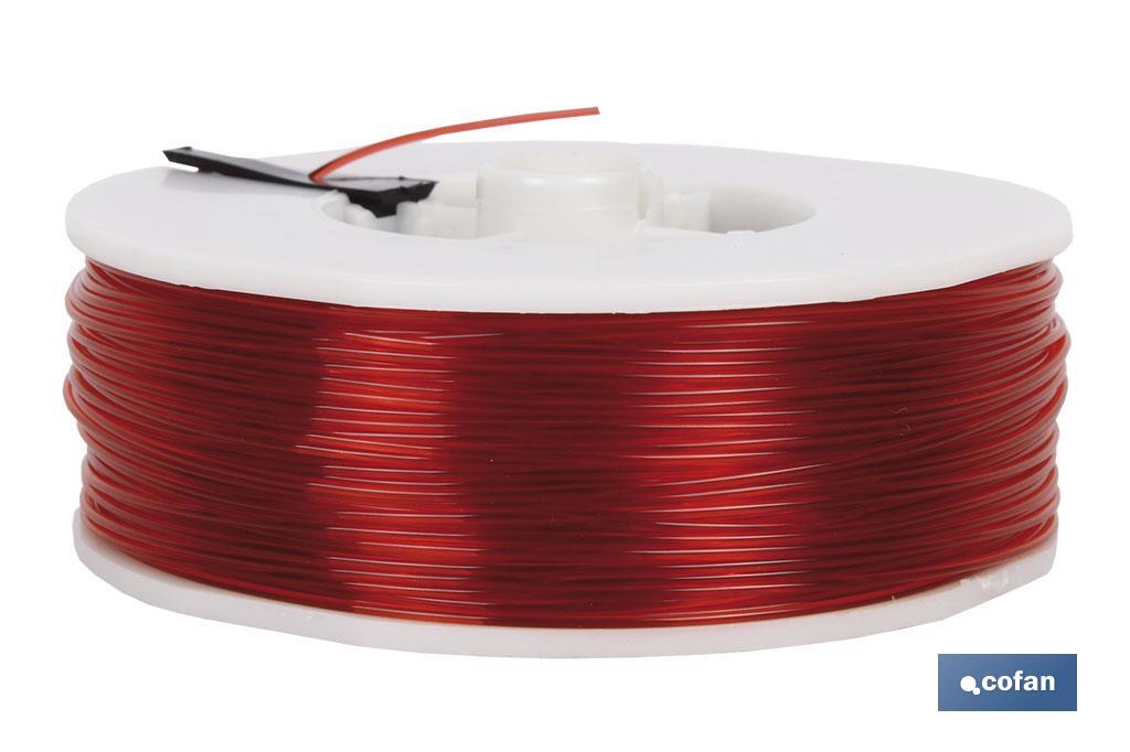 BLISTER HILO DE SEDAL 0.9 MM 100 MTS ROJO (PACK: 1 UDS) BLISTER HILO DE SEDAL 0.9 MM 100 MTS ROJO (PACK: 1 UDS)