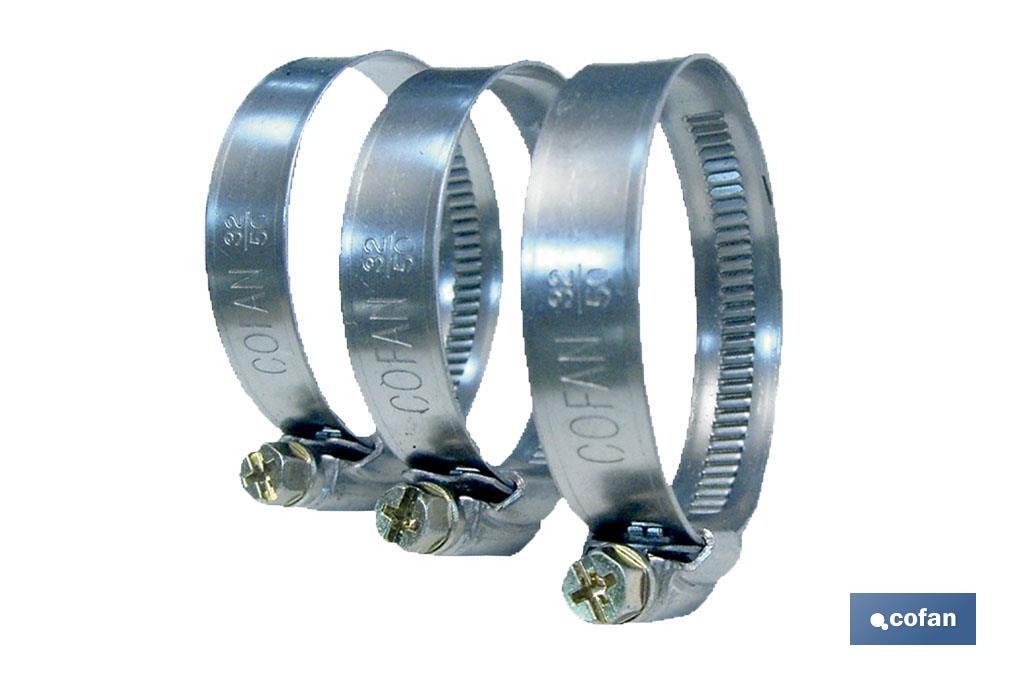 ABRAZADERA METÁLICA BANDA 12mm 30-45 (PACK: 100 UDS) ABRAZADERA METÁLICA BANDA 12mm 30-45 (PACK: 100 UDS)