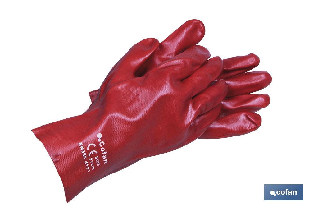 BLISTER G. PVC ROJO 35 CMS (PACK: 12 UDS)