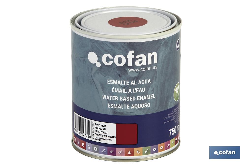 ESMALTE AL AGUA (750 ML) ROJO VIVO BRILLO (PACK: 1 UDS) ESMALTE AL AGUA (750 ML) ROJO VIVO BRILLO (PACK: 1 UDS)