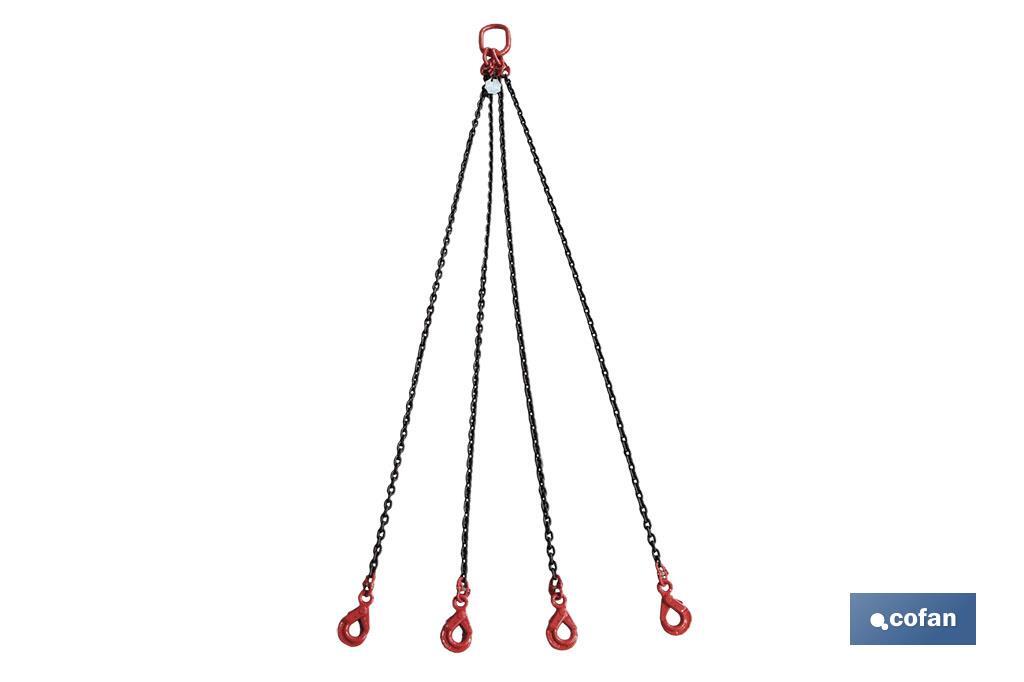 PULPO CADENA 8mm. Gº80 4Rx4M (PACK: 1 UDS) PULPO CADENA 8mm. Gº80 4Rx4M (PACK: 1 UDS)
