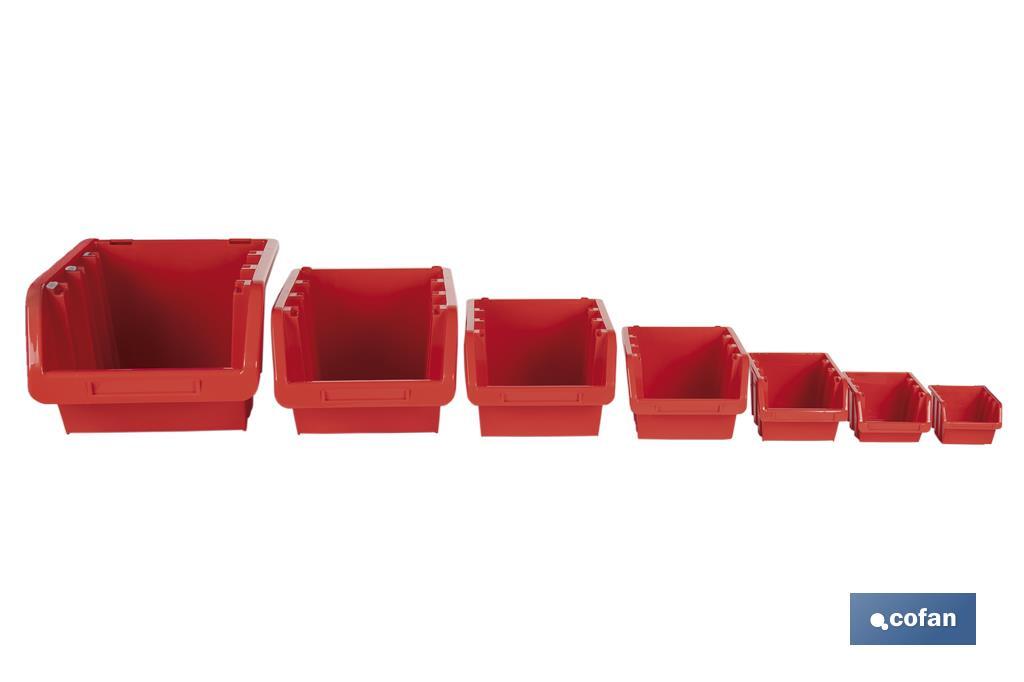 GAVETA ROJA 155 X 100 X 70 MM (PACK: 1 UDS)
