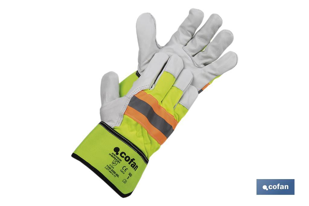GUANTE VACUNO AMERICANO AMARILLO FLÚOR TALLA 11 (PACK: 12 UDS) GUANTE VACUNO AMERICANO AMARILLO FLÚOR TALLA 11 (PACK: 12 UDS)