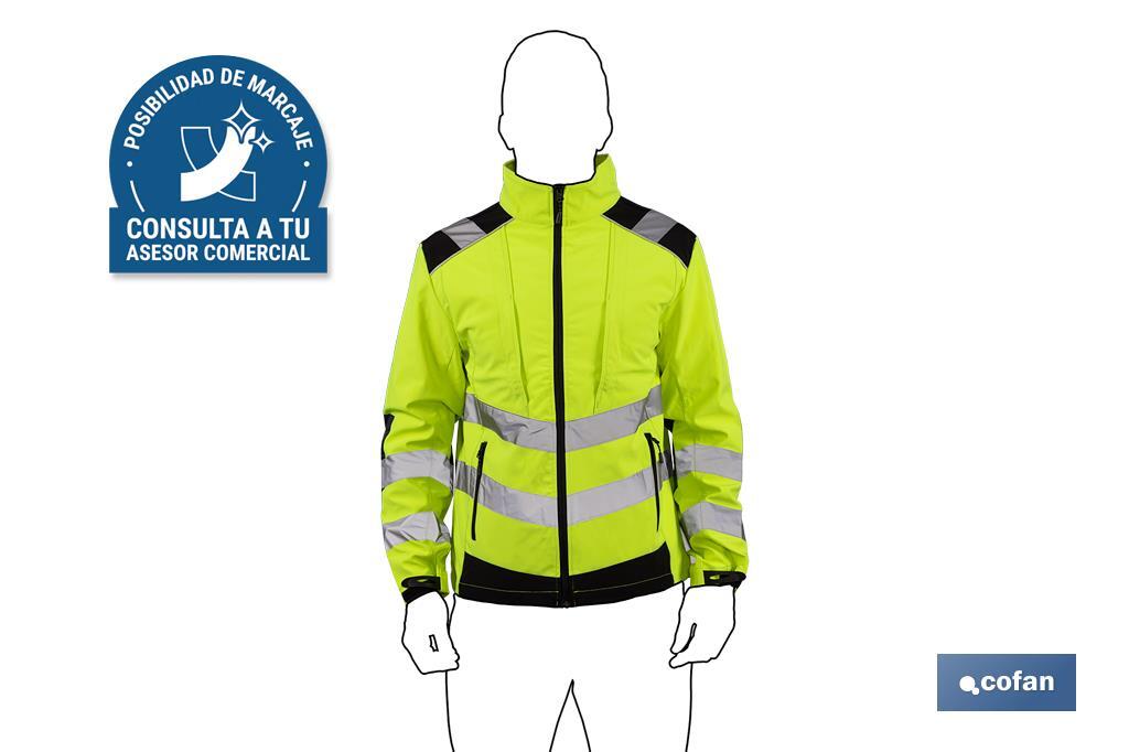 SOFTSHELL DE ALTA VISIBILIDAD MODELO ALFA CENTAURI AMARILLO Y NEGRO TALLA XXL (PACK: 1 UDS) SOFTSHELL DE ALTA VISIBILIDAD MODELO ALFA CENTAURI AMARILLO Y NEGRO TALLA XXL (PACK: 1 UDS)