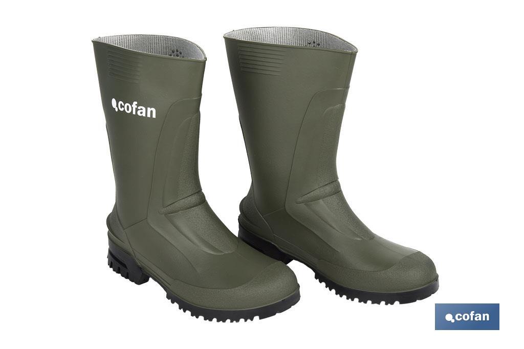 BOTA PVC VERDE MEDIA CAÑA TALLA 40 (PACK: 1 UDS) BOTA PVC VERDE MEDIA CAÑA TALLA 40 (PACK: 1 UDS)