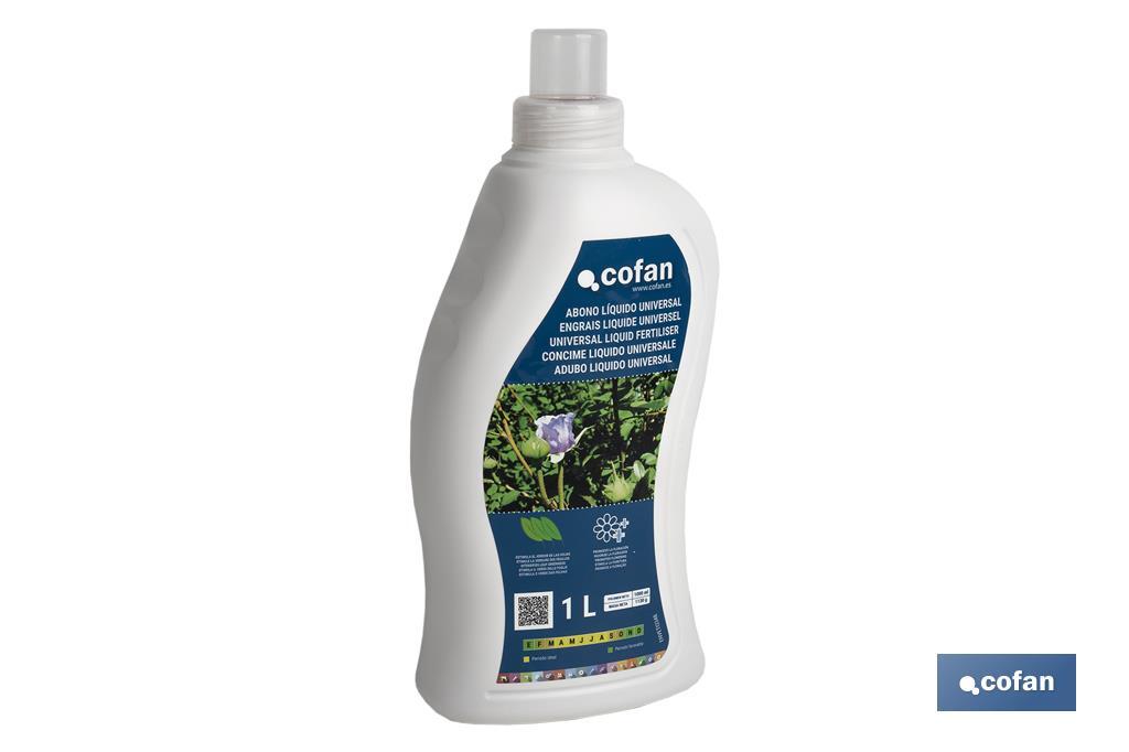 ABONO LÍQUIDO UNIVERSAL 1 L (PACK: 1 UDS) ABONO LÍQUIDO UNIVERSAL 1 L (PACK: 1 UDS)