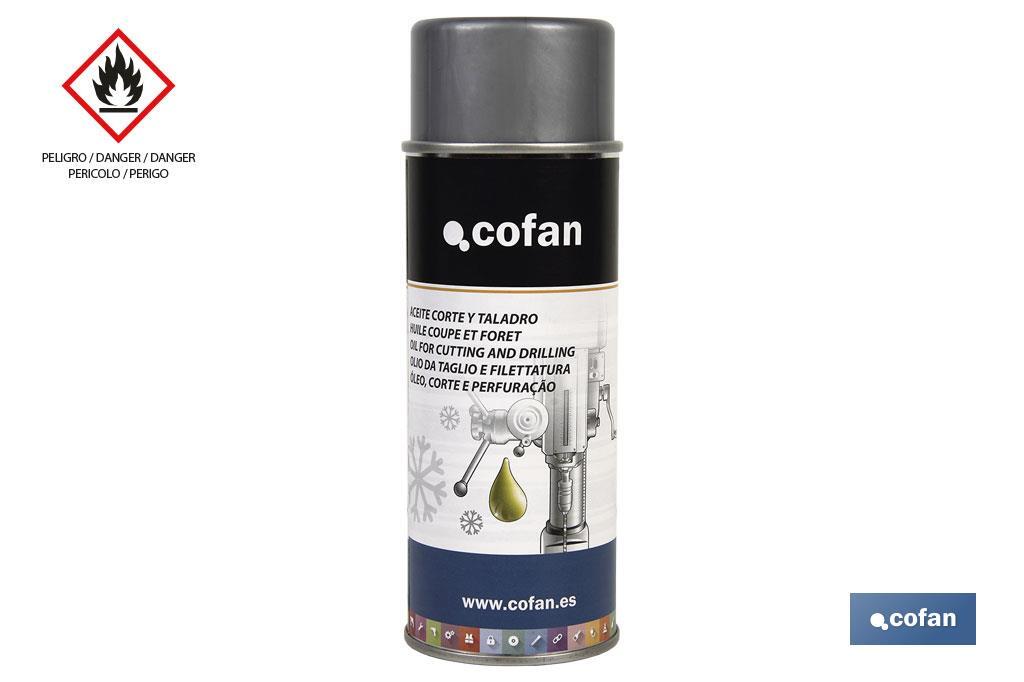 ACEITE CORTE Y TALADRO EN SPRAY 400ML (PACK: 1 UDS) ACEITE CORTE Y TALADRO EN SPRAY 400ML (PACK: 1 UDS)