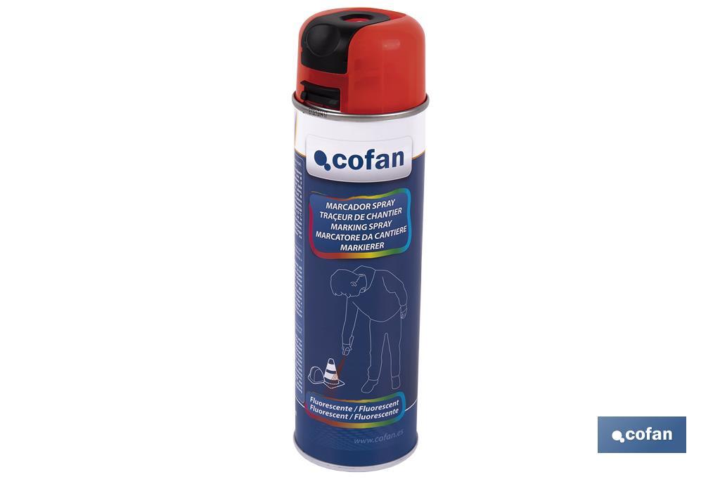 MARCAJE DE OBRA FLUORESC. ROJO 500ML (PACK: 1 UDS) MARCAJE DE OBRA FLUORESC. ROJO 500ML (PACK: 1 UDS)