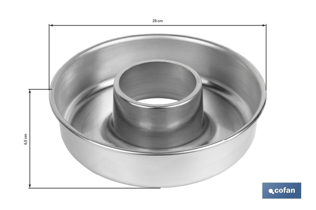MOLDE ROSCO ALUMINIO 28cm (PACK: 6 UDS) MOLDE ROSCO ALUMINIO 28cm (PACK: 6 UDS)