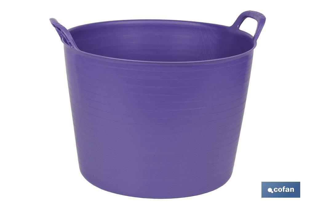 CAPAZO 42 L VIOLETA  48.5 X 45 X 38 CM venta unitaria (PACK: 1 UDS)