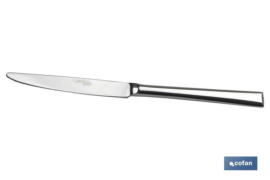 BL 2uds CUCHILLO DE MESA INOX C-18/10 MODELO BARI 10 mm (PACK: 1 UDS)