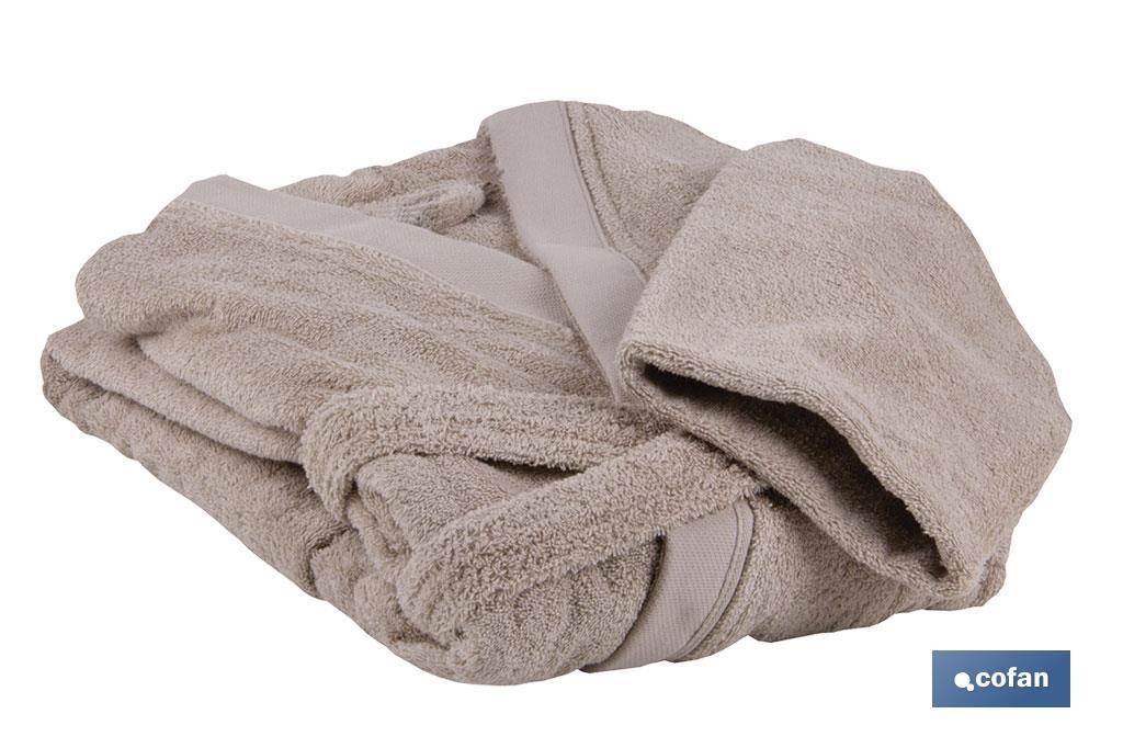 ALBORNOZ BEIGE GR.500/M2 MODELO ABISINIA TALLA S (PACK: 1 UDS) ALBORNOZ BEIGE GR.500/M2 MODELO ABISINIA TALLA S (PACK: 1 UDS)