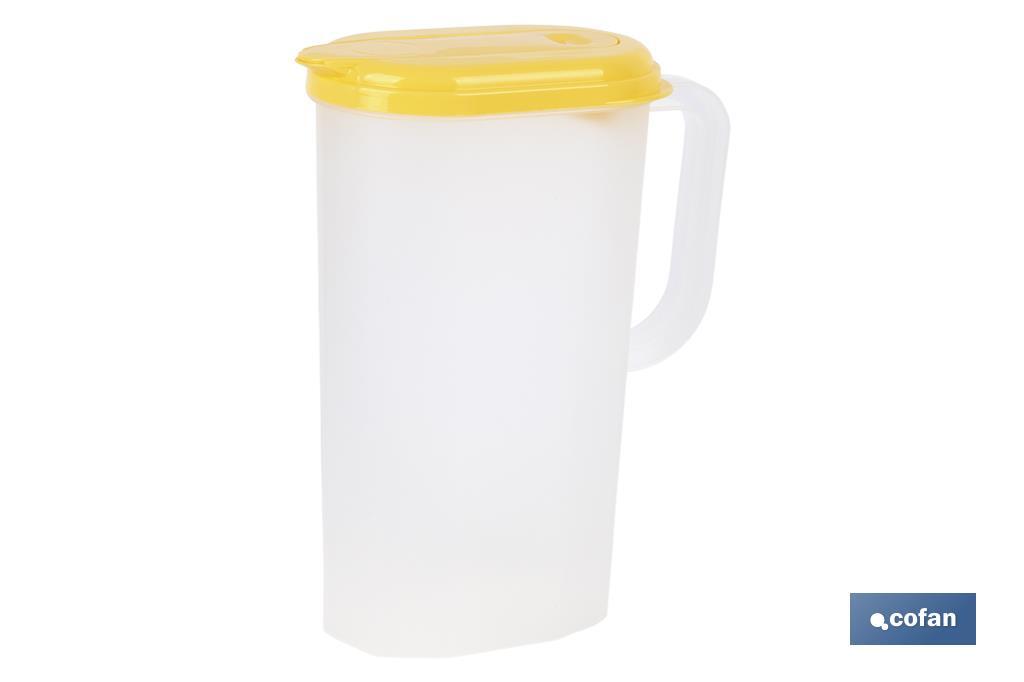 JARRA DE AGUA 2L AMARILLO MODELO MANANTIAL 25X19X9.5cm (PACK: 6 UDS) JARRA DE AGUA 2L AMARILLO MODELO MANANTIAL 25X19X9.5cm (PACK: 6 UDS)