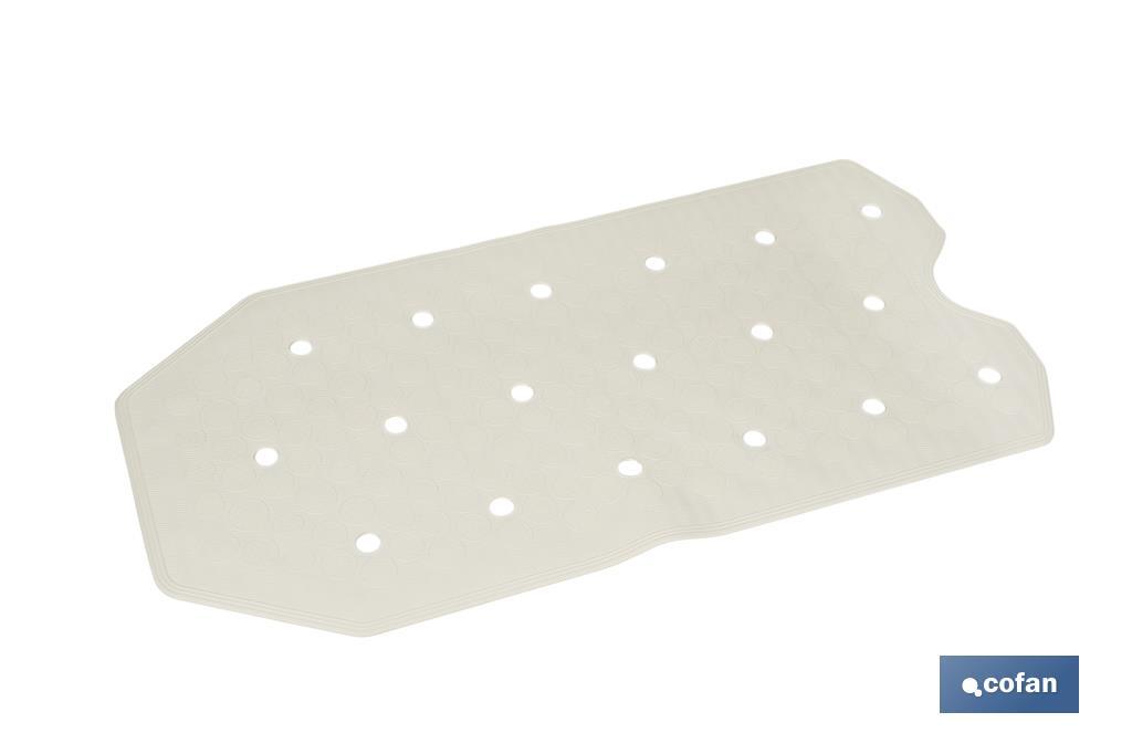 ALFOMBRA ANTIDESLIZANTE CON VENTOSAS BAÑERA/DUCHA BLANCO 36 X 72 cm (PACK: 1 UDS) ALFOMBRA ANTIDESLIZANTE CON VENTOSAS BAÑERA/DUCHA BLANCO 36 X 72 cm (PACK: 1 UDS)