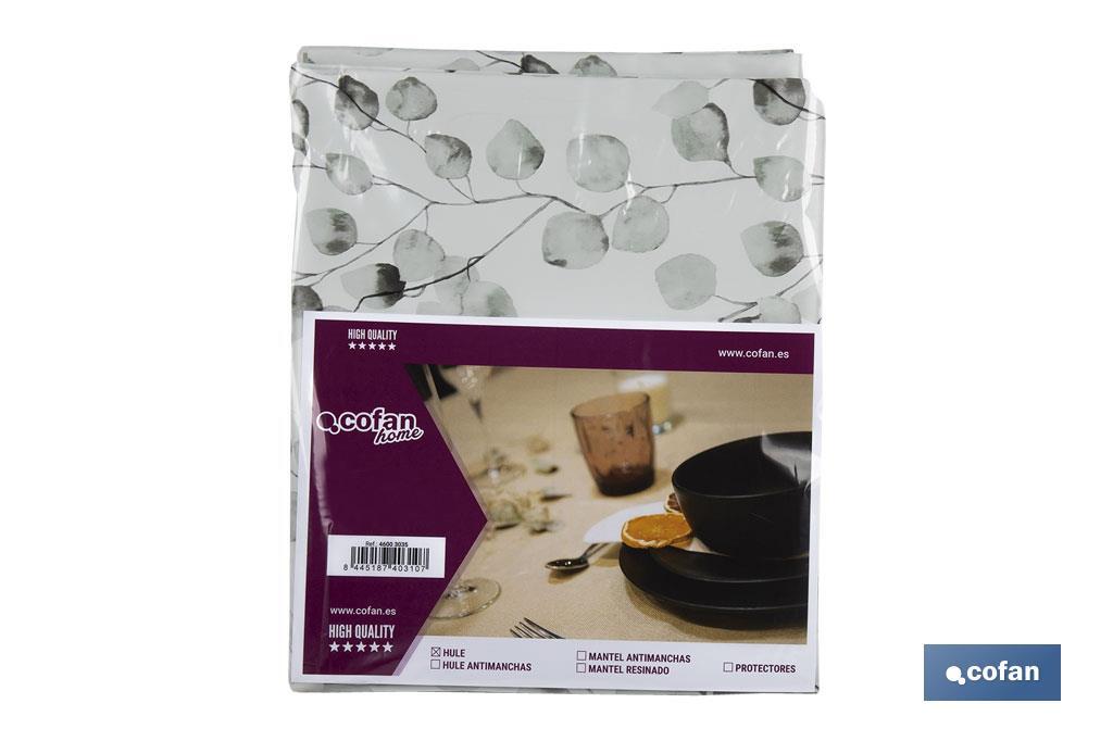 HULE ANTIMANCHAS EUCALIPTO 1,40 x 2,50 M (PACK: 1 UDS) HULE ANTIMANCHAS EUCALIPTO 1,40 x 2,50 M (PACK: 1 UDS)