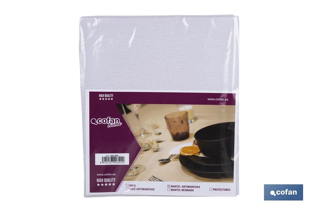 MANTEL ANTIMANCHAS ESTERILLA GRIS 1,40 X 2,00 (PACK: 1 UDS) MANTEL ANTIMANCHAS ESTERILLA GRIS 1,40 X 2,00 (PACK: 1 UDS)