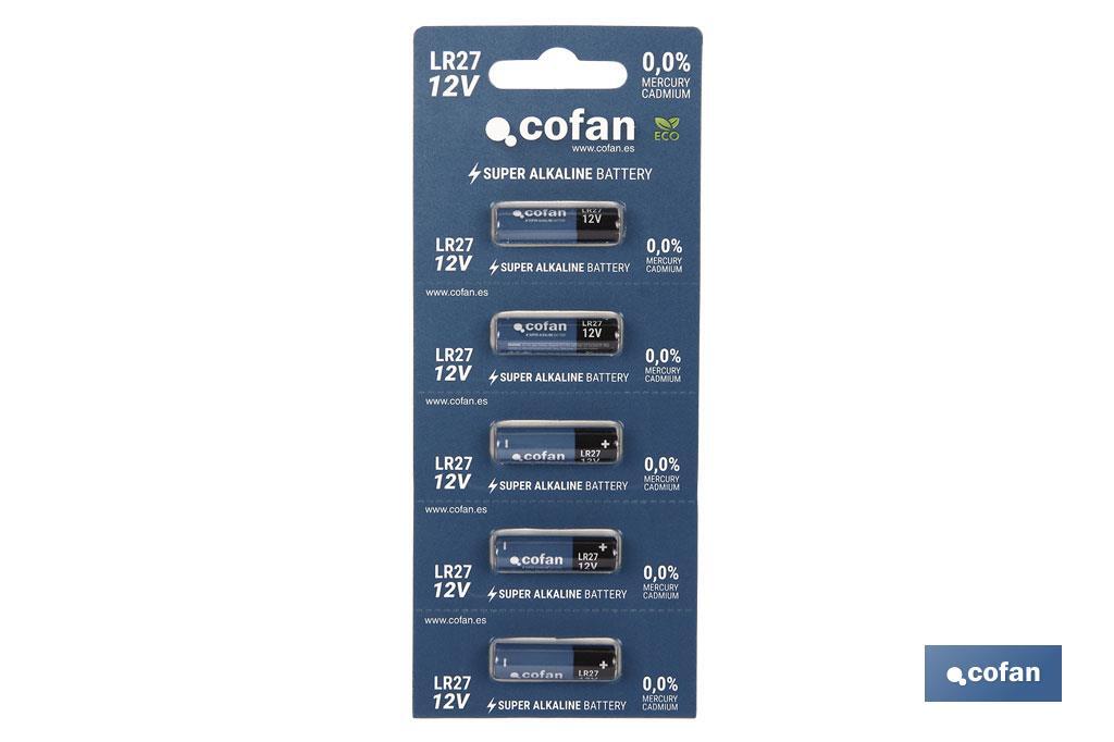 PILA ALCALINA LR27/12V (PACK: 50 UDS) PILA ALCALINA LR27/12V (PACK: 50 UDS)