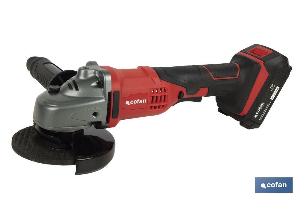 AMOLADORA A BATERÍA Li-ion 20 V 8000 RPM - 115 MM (PACK: 1 UDS) AMOLADORA A BATERÍA Li-ion 20 V 8000 RPM - 115 MM (PACK: 1 UDS)
