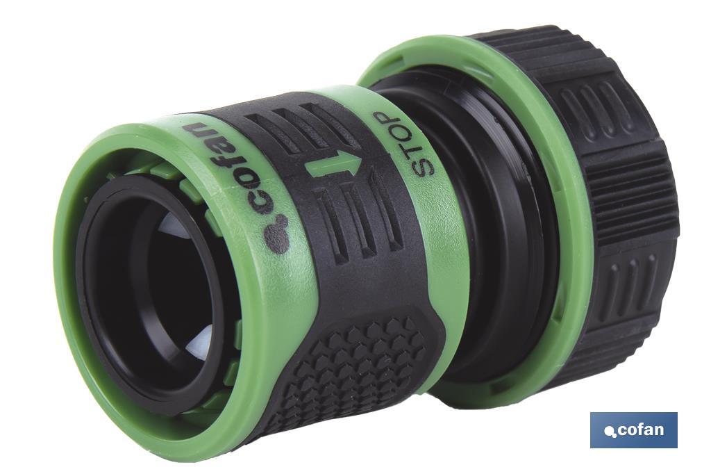 CONECTOR Y AQUASTOP 1/2 - 5/8 (13-15 mm) (PACK: 1 UDS) CONECTOR Y AQUASTOP 1/2 - 5/8 (13-15 mm) (PACK: 1 UDS)