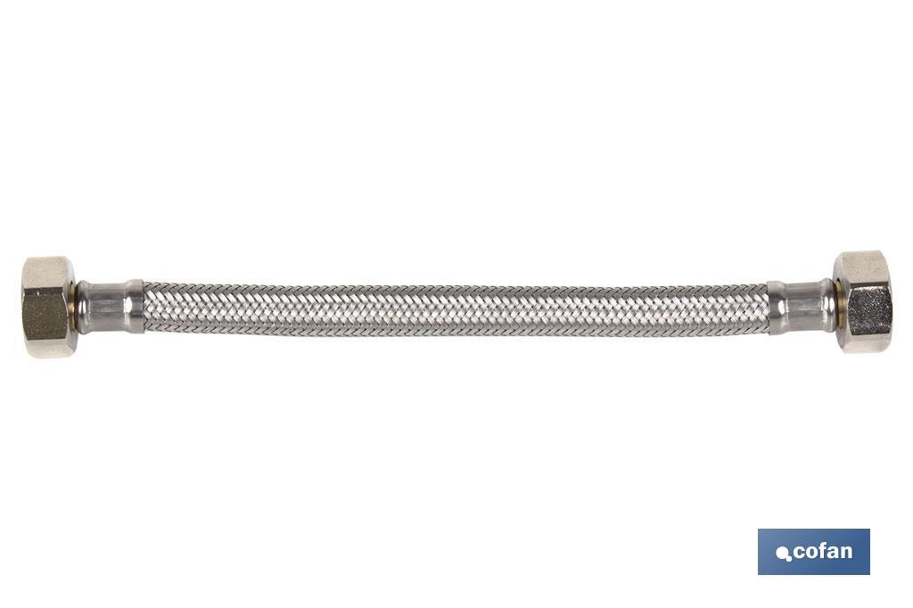 CONEXIÓN FLEXIBLE INOX H1/2- H3/8 40 CM. (PACK: 1 UDS) CONEXIÓN FLEXIBLE INOX H1/2- H3/8 40 CM. (PACK: 1 UDS)