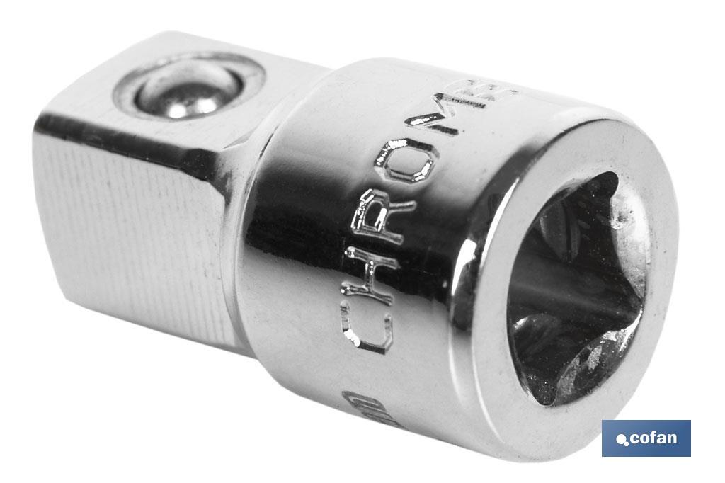 ADAPTADOR VASOS 1/4-3/8 (PACK: 1 UDS) ADAPTADOR VASOS 1/4-3/8 (PACK: 1 UDS)