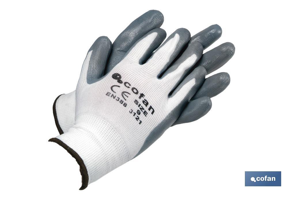 Guantes 100 % de poliéster | Impregnados para mayor seguridad | Flexibles | Protección y confort | Sin costuras