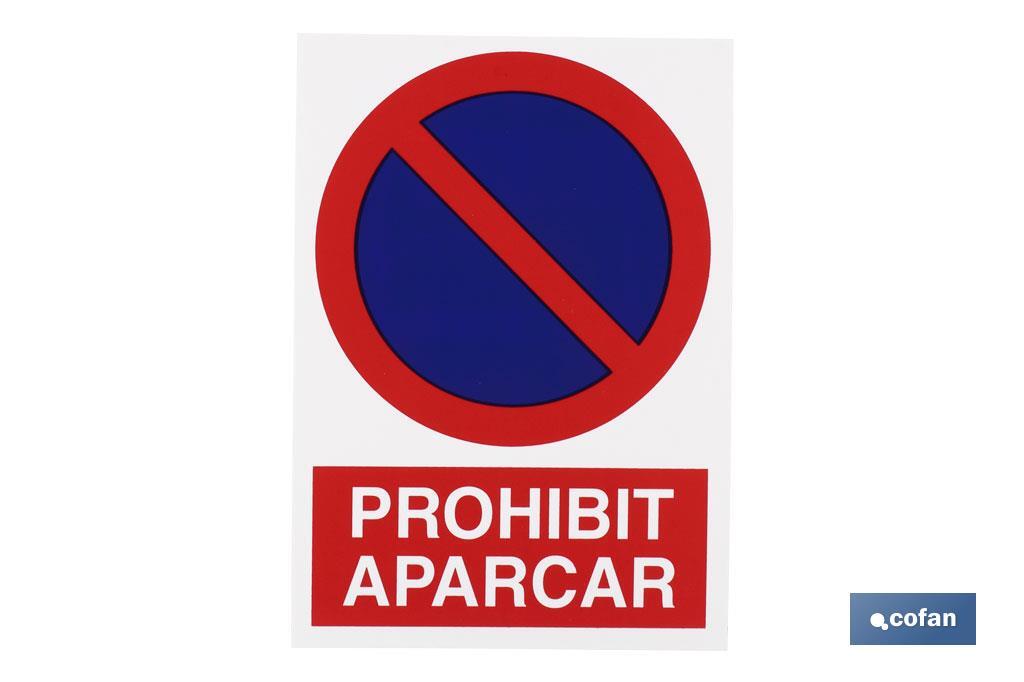 Prohibit aparcar