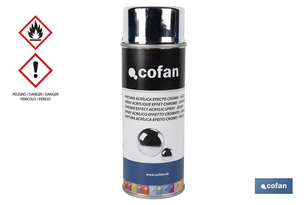 Pintura en Spray Efecto Cromo | Oro o Plata | Envase de 400 ml | Pintura en Aerosol